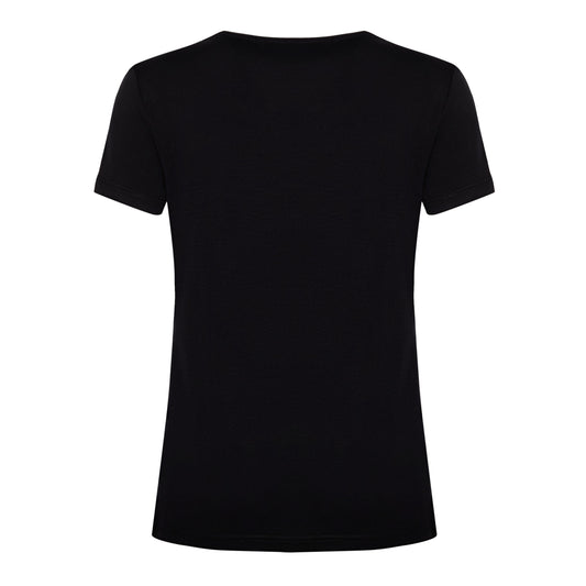 Black Cotton Tops & T-Shirt