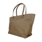 Elegant Brown Vitello Leather Handbag