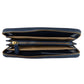 Elegant Dark Blue Leather Wallet