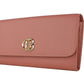 Chic Pink Crossbody Bag with Card Holders