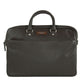 Refined Bovine Leather Briefcase - Manhattan Zipper
