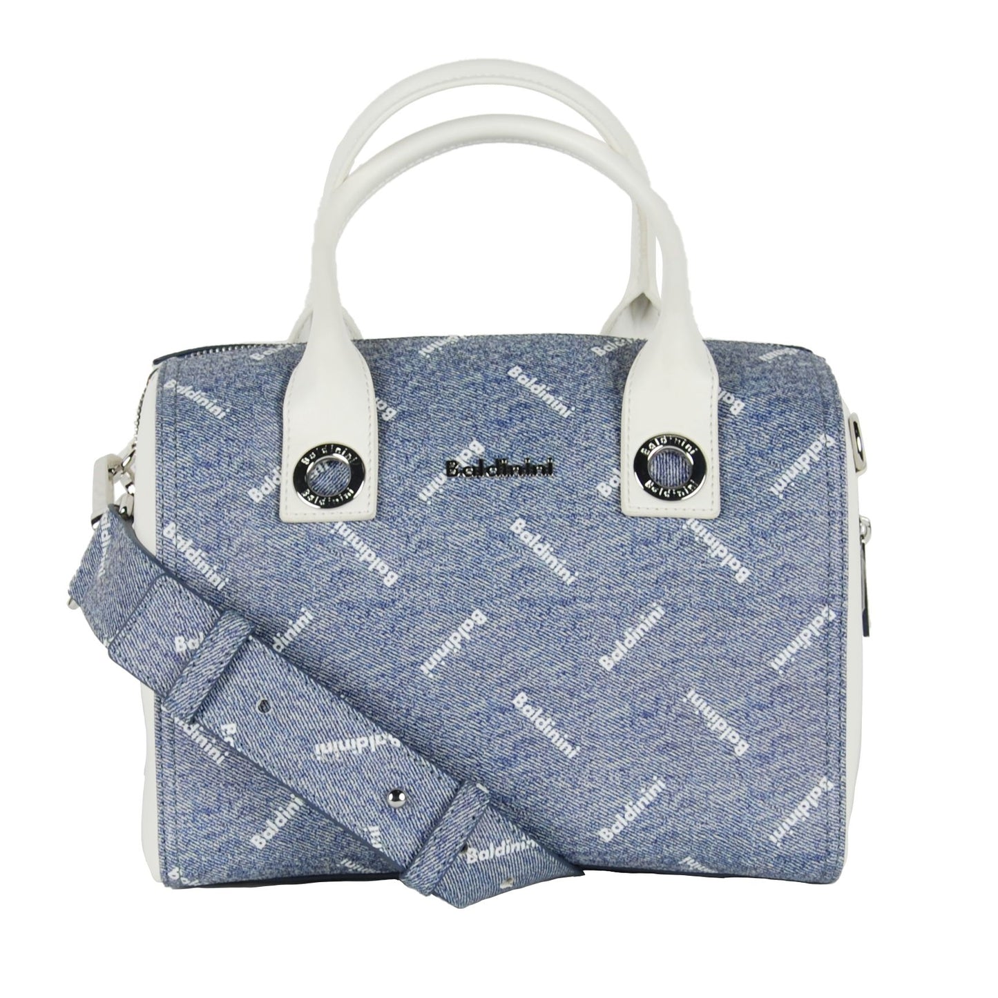 Blue Pvc Handbag