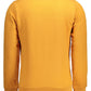 Orange Embroidered Crew Neck Sweater
