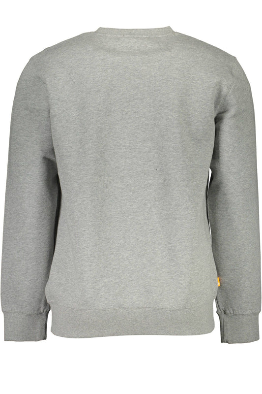 Chic Gray Organic Cotton Sweatshirt