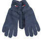 Elegant Embroidered Blue Gloves