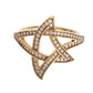 Elegant Gold CZ Crystal Embellished Ring