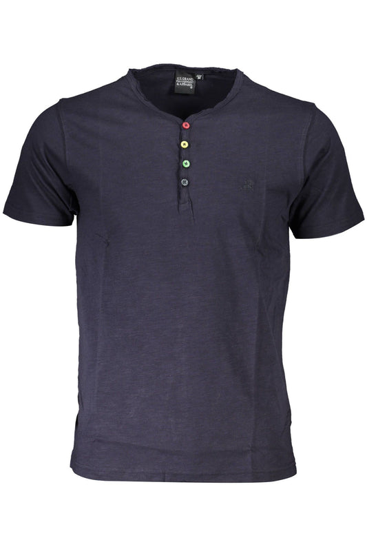 Elegant V-Neck Buttoned Polo Shirt