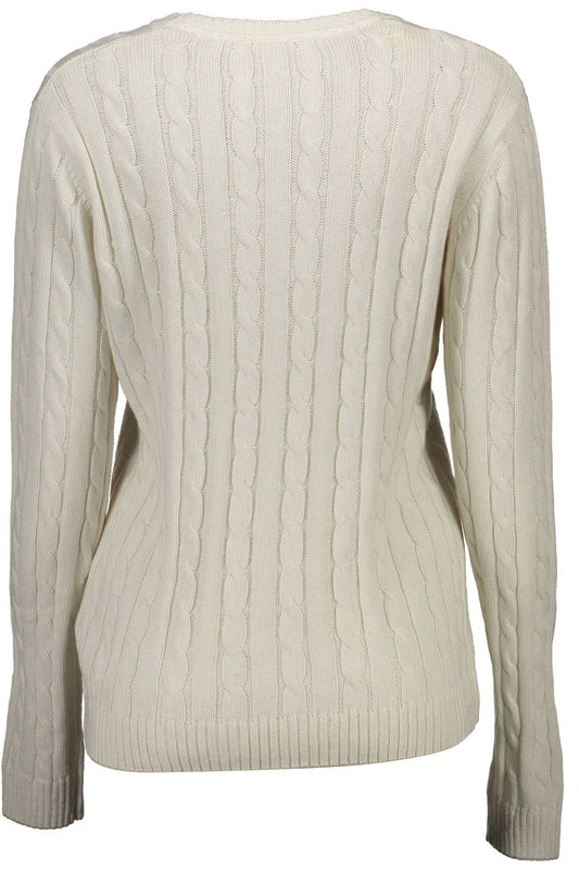 Chic V-Neck Cotton Cashmere Sweater