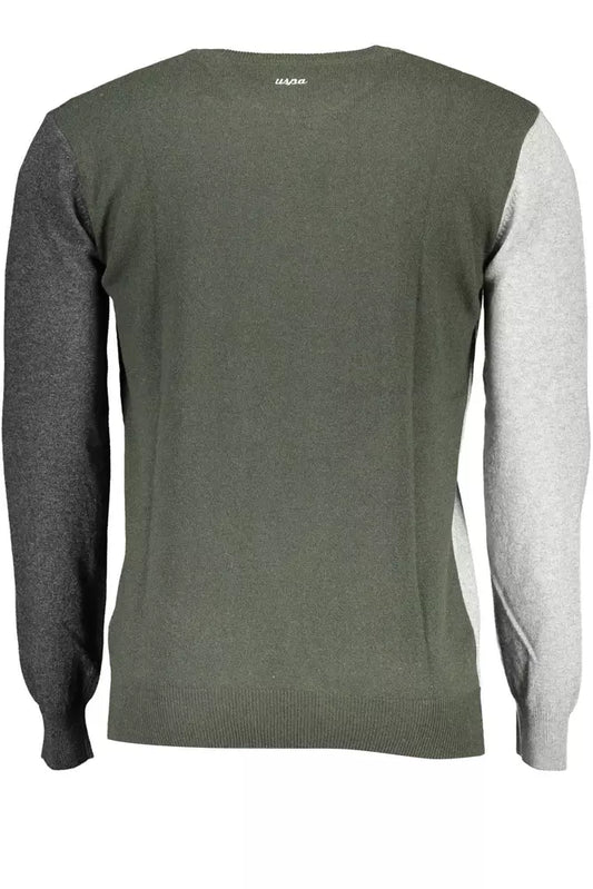 Elegant Gray Logo Sweater