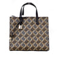 Mini Grind Signet Printed Leather Crossbody Tote Handbag Purse