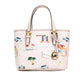 Jet Set Beach Powder Blush PVC XS Carryall Top Zip Tote Handbag